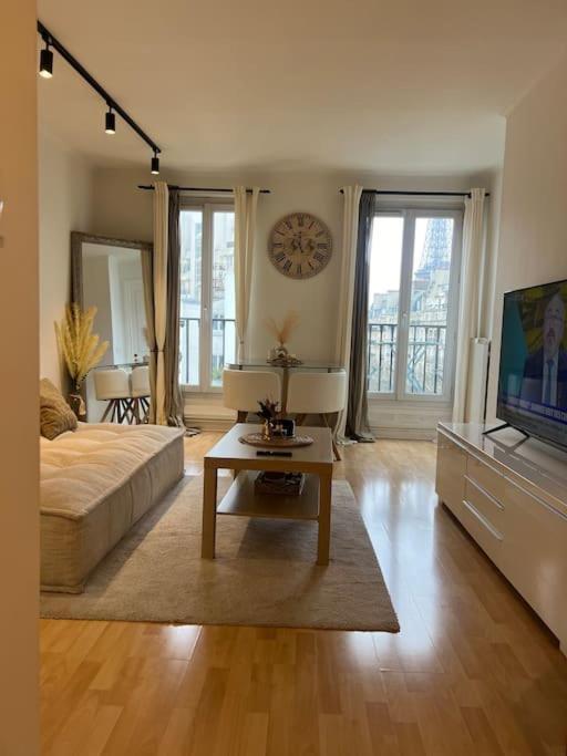 Appartement Paris Vue Tour Eiffel Trocadero Екстер'єр фото