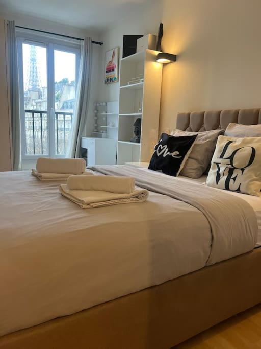 Appartement Paris Vue Tour Eiffel Trocadero Екстер'єр фото