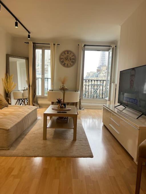 Appartement Paris Vue Tour Eiffel Trocadero Екстер'єр фото